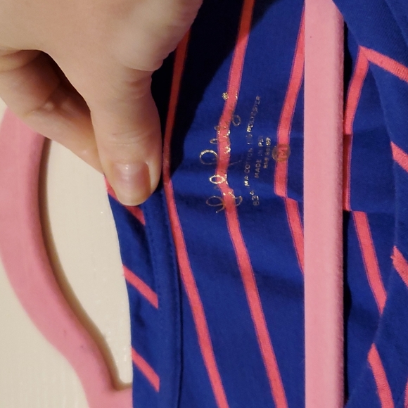 Lilly Pulitzer striped tie front top - Picture 2 of 7